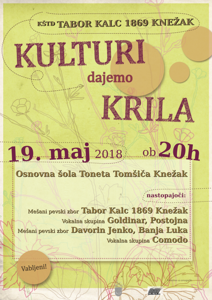 Kulturi dajamo krila 2018 plakat